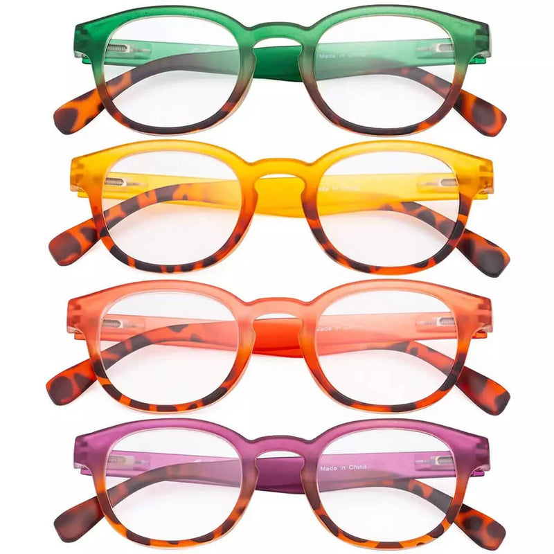 eyekeeper.com 4 Pack Fashion Oval Colorful Reading Glasses R124D Eyeglasses White Smoke 4 Pairs Mix / +0.50,4 Pairs Mix / +0.75,4 Pairs Mix / +1.00,4 Pairs Mix / +1.25,4 Pairs Mix / +1.50,4 Pairs Mix / +1.75,4 Pairs Mix / +2.00,4 Pairs Mix / +2.25,4 Pairs Mix / +2.50,4 Pairs Mix / +2.75,4 Pairs Mix / +3.00,4 Pairs Mix / +3.50,4 Pairs Mix / +