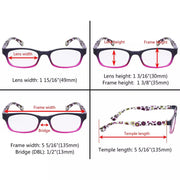 eyekeeper.com 4 Pack Fashion Polka Dots Patterned Reading Glasses R029P Eyeglasses White Smoke 4 Pairs Mix / +0.50,4 Pairs Mix / +0.75,4 Pairs Mix / +1.00,4 Pairs Mix / +1.25,4 Pairs Mix / +1.50,4 Pairs Mix / +1.75,4 Pairs Mix / +2.00,4 Pairs Mix / +2.25,4 Pairs Mix / +2.50,4 Pairs Mix / +3.50,4 Pairs Mix / +4.00