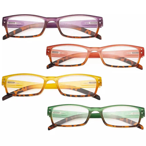 eyekeeper.com 4 Pack Fashion Reading Glasses R012D Eyeglasses White Smoke 4 Pairs Mix / without magnification,4 Pairs Mix / +0.50,4 Pairs Mix / +0.75,4 Pairs Mix / +1.00,4 Pairs Mix / +1.25,4 Pairs Mix / +1.50,4 Pairs Mix / +1.75,4 Pairs Mix / +2.00,4 Pairs Mix / +2.25,4 Pairs Mix / +2.50,4 Pairs Mix / +2.75,4 Pairs Mix / +3.00