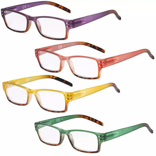 eyekeeper.com 4 Pack Fashion Reading Glasses R012D Eyeglasses White Smoke 4 Pairs Mix / without magnification,4 Pairs Mix / +0.50,4 Pairs Mix / +0.75,4 Pairs Mix / +1.00,4 Pairs Mix / +1.25,4 Pairs Mix / +1.50,4 Pairs Mix / +1.75,4 Pairs Mix / +2.00,4 Pairs Mix / +2.25,4 Pairs Mix / +2.50,4 Pairs Mix / +2.75,4 Pairs Mix / +3.00