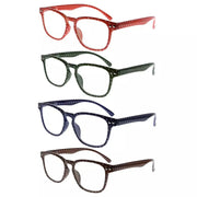 eyekeeper.com 4 Pack Fashion Vintage Polka Dots Reading Glasses R079P Eyeglasses White Smoke 4 Pairs Mix / +0.50,4 Pairs Mix / +0.75,4 Pairs Mix / +1.00,4 Pairs Mix / +1.25,4 Pairs Mix / +1.50,4 Pairs Mix / +1.75,4 Pairs Mix / +2.00,4 Pairs Mix / +2.25,4 Pairs Mix / +2.50,4 Pairs Mix / +2.75,4 Pairs Mix / +3.00,4 Pairs Mix / +3.50,4 Pairs Mix / +