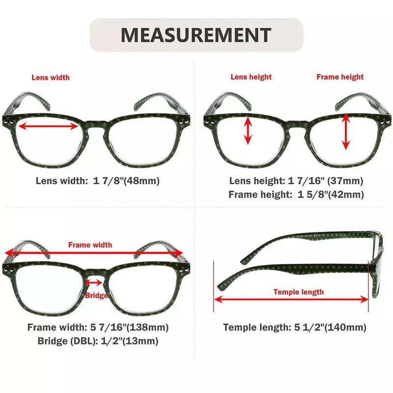 eyekeeper.com 4 Pack Fashion Vintage Polka Dots Reading Glasses R079P Eyeglasses White Smoke 4 Pairs Mix / +0.50,4 Pairs Mix / +0.75,4 Pairs Mix / +1.00,4 Pairs Mix / +1.25,4 Pairs Mix / +1.50,4 Pairs Mix / +1.75,4 Pairs Mix / +2.00,4 Pairs Mix / +2.25,4 Pairs Mix / +2.50,4 Pairs Mix / +2.75,4 Pairs Mix / +3.00,4 Pairs Mix / +3.50,4 Pairs Mix / +