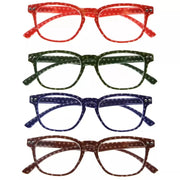 eyekeeper.com 4 Pack Fashion Vintage Polka Dots Reading Glasses R079P Eyeglasses White Smoke 4 Pairs Mix / +0.50,4 Pairs Mix / +0.75,4 Pairs Mix / +1.00,4 Pairs Mix / +1.25,4 Pairs Mix / +1.50,4 Pairs Mix / +1.75,4 Pairs Mix / +2.00,4 Pairs Mix / +2.25,4 Pairs Mix / +2.50,4 Pairs Mix / +2.75,4 Pairs Mix / +3.00,4 Pairs Mix / +3.50,4 Pairs Mix / +