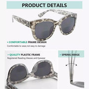 eyekeeper.com 4 Pack Fashionable Bifocal Sunglasses SBR1555 Sunglasses White Smoke 4 Pairs Mix / +1.00,4 Pairs Mix / +1.50,4 Pairs Mix / +2.00,4 Pairs Mix / +2.50