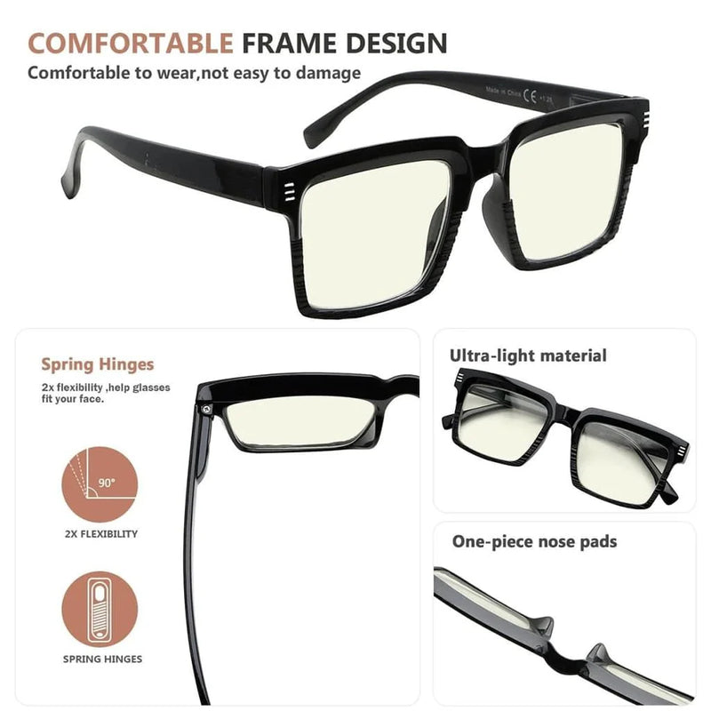 eyekeeper.com 4 Pack Fashionable Blue Light Filter Reading Glasses UVR2027 Eyeglasses White Smoke 4 Pairs Mix / without magnification,4 Pairs Mix / +0.50,4 Pairs Mix / +0.75,4 Pairs Mix / +1.00,4 Pairs Mix / +1.25,4 Pairs Mix / +1.50,4 Pairs Mix / +1.75,4 Pairs Mix / +2.00,4 Pairs Mix / +2.50,4 Pairs Mix / +3.00