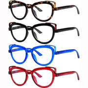eyekeeper.com 4 Pack Fashionable Cat-eye Bifocal Reading Glasses BR2113 Eyeglasses White Smoke 4 Pairs Mix / +1.00,4 Pairs Mix / +1.50,4 Pairs Mix / +2.00,4 Pairs Mix / +2.50,4 Pairs Mix / +3.00