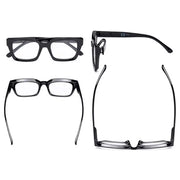 eyekeeper.com 4 Pack Fashionable Reading Glasses Thicker Frame Readers R9106 Eyeglasses White Smoke 4 Pairs Mix / without magnification,4 Pairs Mix / +0.50,4 Pairs Mix / +0.75,4 Pairs Mix / +1.00,4 Pairs Mix / +1.25,4 Pairs Mix / +1.50,4 Pairs Mix / +1.75,4 Pairs Mix / +2.00,4 Pairs Mix / +2.25,4 Pairs Mix / +2.50,4 Pairs Mix / +2.75,4 Pairs Mix / +3.00
