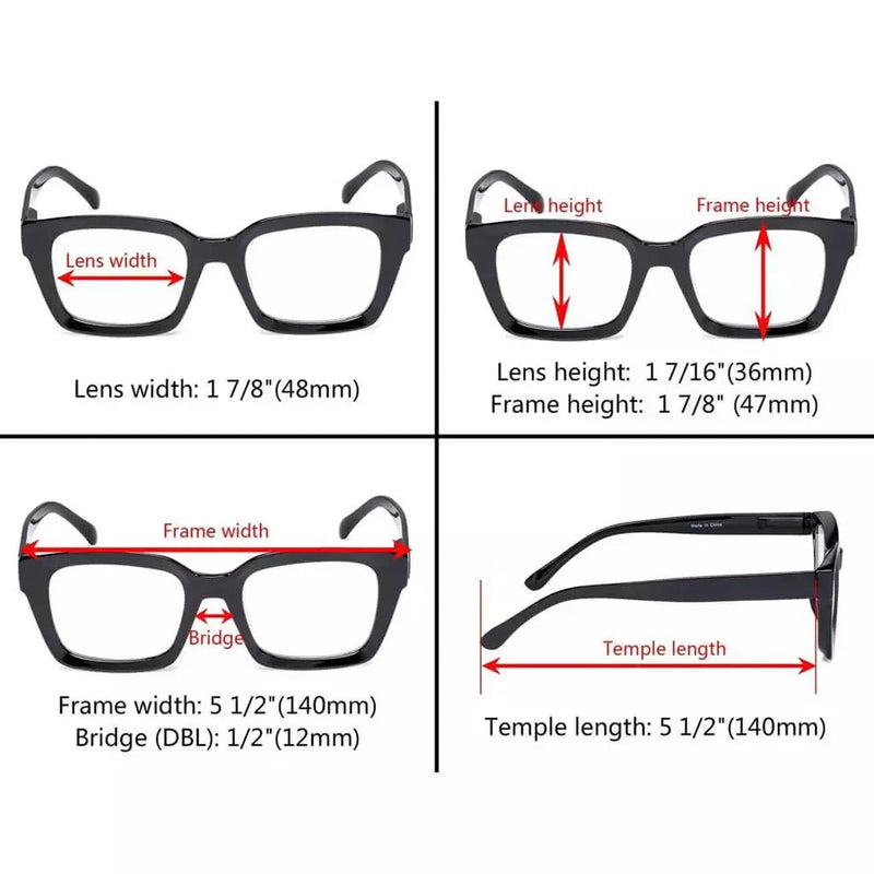 eyekeeper.com 4 Pack Fashionable Reading Glasses Thicker Frame Readers R9106 Eyeglasses White Smoke 4 Pairs Mix / without magnification,4 Pairs Mix / +0.50,4 Pairs Mix / +0.75,4 Pairs Mix / +1.00,4 Pairs Mix / +1.25,4 Pairs Mix / +1.50,4 Pairs Mix / +1.75,4 Pairs Mix / +2.00,4 Pairs Mix / +2.25,4 Pairs Mix / +2.50,4 Pairs Mix / +2.75,4 Pairs Mix / +3.00