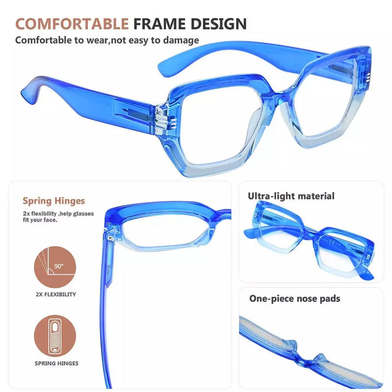 eyekeeper.com 4 Pack Fashionable Reading Glasses Trendy Readers R2026 Eyeglasses White Smoke 4 Pairs Mix / without magnification,4 Pairs Mix / +0.50,4 Pairs Mix / +0.75,4 Pairs Mix / +1.00,4 Pairs Mix / +1.25,4 Pairs Mix / +1.50,4 Pairs Mix / +1.75,4 Pairs Mix / +2.00,4 Pairs Mix / +2.25,4 Pairs Mix / +2.50,4 Pairs Mix / +2.75,4 Pairs Mix / +3.00