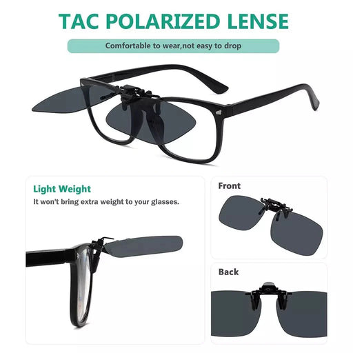 eyekeeper.com 4 Pack Flip up Clip on Sunglasses Polarized JQ3 (60MMx43MM) Sunglasses White Smoke 4 Pairs Mix,Silver Mirror,Grey,Brown,G15