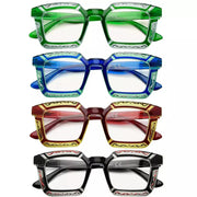 eyekeeper.com 4 Pack Floral Pattern Design Multifocus Readers M2106 Eyeglasses White Smoke 4 Pairs Mix / +1.00,4 Pairs Mix / +1.25,4 Pairs Mix / +1.50,4 Pairs Mix / +1.75,4 Pairs Mix / +2.00,4 Pairs Mix / +2.25,4 Pairs Mix / +2.50,4 Pairs Mix / +3.00,4 Pairs Mix / +3.50