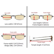 eyekeeper.com 4 Pack Folding Blue Light Filter Readers Telescopic Arms CG1710 Eyeglasses White Smoke 4 Pairs Mix / without magnification,4 Pairs Mix / +0.50,4 Pairs Mix / +1.00,4 Pairs Mix / +2.50,4 Pairs Mix / +3.00,4 Pairs Mix / +3.50