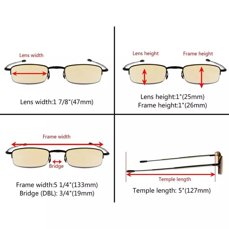 eyekeeper.com 4 Pack Folding Blue Light Filter Readers Telescopic Arms CG1710 Eyeglasses White Smoke 4 Pairs Mix / without magnification,4 Pairs Mix / +0.50,4 Pairs Mix / +1.00,4 Pairs Mix / +2.50,4 Pairs Mix / +3.00,4 Pairs Mix / +3.50