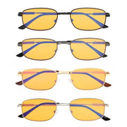 eyekeeper.com 4 Pack Full Rim Blue Light Blocking Reading Glasses DS1703 Eyeglasses White Smoke 4 Pairs Mix / without magnification,4 Pairs Mix / +0.50,4 Pairs Mix / +0.75,4 Pairs Mix / +1.00,4 Pairs Mix / +1.25,4 Pairs Mix / +1.50,4 Pairs Mix / +1.75,4 Pairs Mix / +2.00