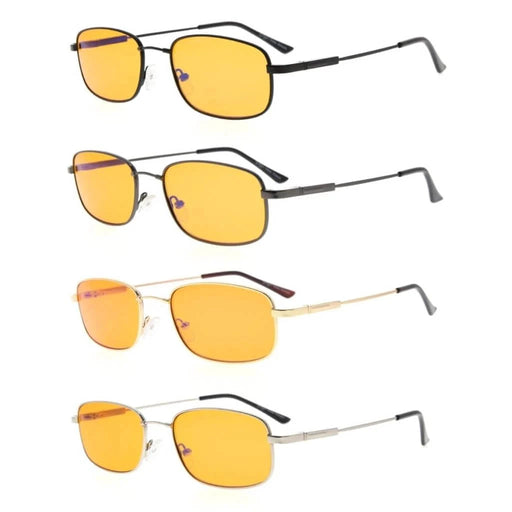 eyekeeper.com 4 Pack Full Rim Blue Light Blocking Reading Glasses DS1703 Eyeglasses White Smoke 4 Pairs Mix / without magnification,4 Pairs Mix / +0.50,4 Pairs Mix / +0.75,4 Pairs Mix / +1.00,4 Pairs Mix / +1.25,4 Pairs Mix / +1.50,4 Pairs Mix / +1.75,4 Pairs Mix / +2.00
