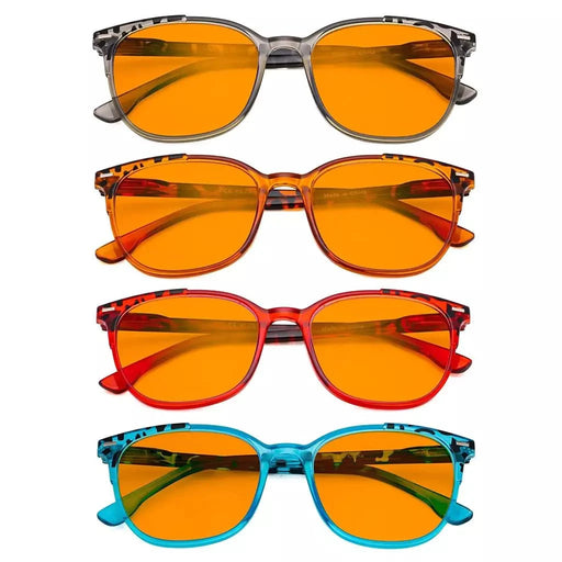 eyekeeper.com 4 Pack Funky Blue Light Blocking Reading Glasses DS9001D Eyeglasses White Smoke 4 Pairs Mix / without magnification,4 Pairs Mix / +0.50,4 Pairs Mix / +0.75,4 Pairs Mix / +1.00,4 Pairs Mix / +1.25,4 Pairs Mix / +1.50,4 Pairs Mix / +1.75,4 Pairs Mix / +2.00,4 Pairs Mix / +2.25,4 Pairs Mix / +2.50,4 Pairs Mix / +3.00