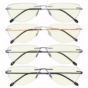 eyekeeper.com 4 Pack Half Moon Blue Light Filter Reading Glasses UVRL2 Eyeglasses White Smoke 4 Pairs Mix / without magnification,4 Pairs Mix / +0.50,4 Pairs Mix / +0.75,4 Pairs Mix / +1.00,4 Pairs Mix / +1.25,4 Pairs Mix / +1.50,4 Pairs Mix / +1.75,4 Pairs Mix / +2.00,4 Pairs Mix / +2.25,4 Pairs Mix / +2.50,4 Pairs Mix / +3.00,4 Pairs Mix / +3.50