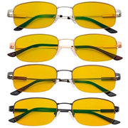 eyekeeper.com 4 Pack Half-rim Blue Light Blocking Reading Glasses HP1704 Eyeglasses White Smoke 4 Pairs Mix / without magnification,4 Pairs Mix / +0.50,4 Pairs Mix / +0.75,4 Pairs Mix / +1.00,4 Pairs Mix / +1.25,4 Pairs Mix / +2.00,4 Pairs Mix / +3.00