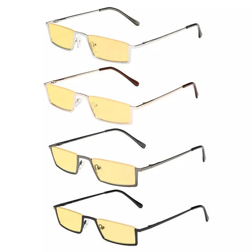 eyekeeper.com 4 Pack Half-Rim Blue Light Blocking Reading Glasses HPCG1613 Eyeglasses White Smoke 4 Pairs Mix / without magnification,4 Pairs Mix / +0.50,4 Pairs Mix / +0.75,4 Pairs Mix / +1.00,4 Pairs Mix / +1.25,4 Pairs Mix / +1.50,4 Pairs Mix / +1.75,4 Pairs Mix / +2.00,4 Pairs Mix / +2.25,4 Pairs Mix / +2.50,4 Pairs Mix / +3.00