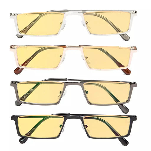 eyekeeper.com 4 Pack Half-Rim Blue Light Blocking Reading Glasses HPCG1613 Eyeglasses White Smoke 4 Pairs Mix / without magnification,4 Pairs Mix / +0.50,4 Pairs Mix / +0.75,4 Pairs Mix / +1.00,4 Pairs Mix / +1.25,4 Pairs Mix / +1.50,4 Pairs Mix / +1.75,4 Pairs Mix / +2.00,4 Pairs Mix / +2.25,4 Pairs Mix / +2.50,4 Pairs Mix / +3.00
