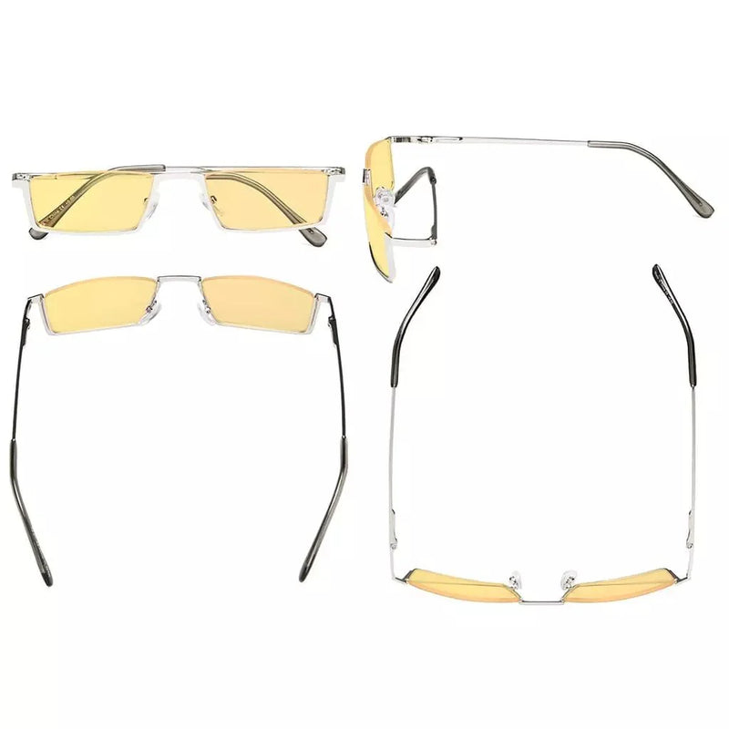 eyekeeper.com 4 Pack Half-Rim Blue Light Blocking Reading Glasses HPCG1613 Eyeglasses White Smoke 4 Pairs Mix / without magnification,4 Pairs Mix / +0.50,4 Pairs Mix / +0.75,4 Pairs Mix / +1.00,4 Pairs Mix / +1.25,4 Pairs Mix / +1.50,4 Pairs Mix / +1.75,4 Pairs Mix / +2.00,4 Pairs Mix / +2.25,4 Pairs Mix / +2.50,4 Pairs Mix / +3.00