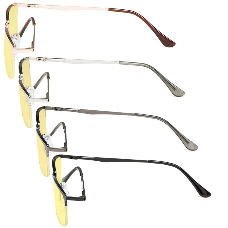 eyekeeper.com 4 Pack Half-Rim Blue Light Blocking Reading Glasses TMCG1614 Eyeglasses White Smoke 4 Pairs Mix / without magnification,4 Pairs Mix / +0.50,4 Pairs Mix / +0.75,4 Pairs Mix / +1.00,4 Pairs Mix / +2.50,4 Pairs Mix / +2.75,4 Pairs Mix / +3.00,4 Pairs Mix / +3.50,4 Pairs Mix / +4.00