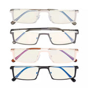 eyekeeper.com 4 Pack Half-rim Blue Light Filter Readers UVR1613 Eyeglasses White Smoke 4 Pairs Mix / without magnification,4 Pairs Mix / +0.50,4 Pairs Mix / +0.75,4 Pairs Mix / +1.00,4 Pairs Mix / +1.25,4 Pairs Mix / +1.50,4 Pairs Mix / +1.75,4 Pairs Mix / +2.00,4 Pairs Mix / +2.25,4 Pairs Mix / +2.50,4 Pairs Mix / +2.75,4 Pairs Mix / +3.00