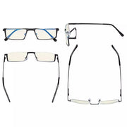 eyekeeper.com 4 Pack Half-rim Blue Light Filter Readers UVR1613 Eyeglasses White Smoke 4 Pairs Mix / without magnification,4 Pairs Mix / +0.50,4 Pairs Mix / +0.75,4 Pairs Mix / +1.00,4 Pairs Mix / +1.25,4 Pairs Mix / +1.50,4 Pairs Mix / +1.75,4 Pairs Mix / +2.00,4 Pairs Mix / +2.25,4 Pairs Mix / +2.50,4 Pairs Mix / +2.75,4 Pairs Mix / +3.00