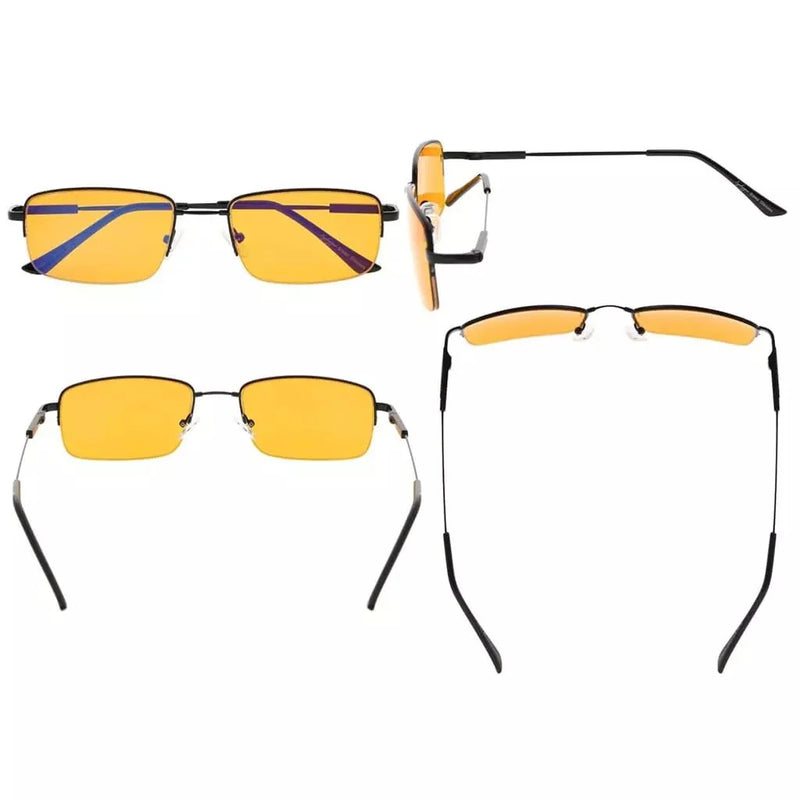 eyekeeper.com 4 Pack Half Rim Metal Blue Light Blocking Readers DS1702 Eyeglasses White Smoke 4 Pairs Mix / without magnification,4 Pairs Mix / +0.50,4 Pairs Mix / +0.75,4 Pairs Mix / +1.00,4 Pairs Mix / +1.25,4 Pairs Mix / +1.50,4 Pairs Mix / +1.75,4 Pairs Mix / +2.00