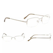 eyekeeper.com 4 Pack Half-rim Metal Reading Glasses Include Sunglasses 3-R15015 Eyeglasses White Smoke 4 Pairs Mix / +0.50,4 Pairs Mix / +0.75,4 Pairs Mix / +1.00,4 Pairs Mix / +1.25,4 Pairs Mix / +1.50,4 Pairs Mix / +1.75,4 Pairs Mix / +2.00,4 Pairs Mix / +2.25,4 Pairs Mix / +2.50,4 Pairs Mix / +2.75,4 Pairs Mix / +3.00,4 Pairs Mix / +3.50,4 Pairs Mix / +