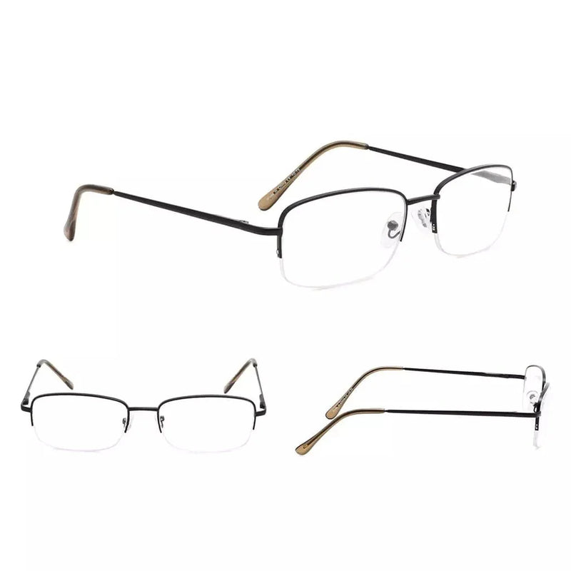 eyekeeper.com 4 Pack Half-rim Metal Reading Glasses Include Sunglasses 3-R15015 Eyeglasses White Smoke 4 Pairs Mix / +0.50,4 Pairs Mix / +0.75,4 Pairs Mix / +1.00,4 Pairs Mix / +1.25,4 Pairs Mix / +1.50,4 Pairs Mix / +1.75,4 Pairs Mix / +2.00,4 Pairs Mix / +2.25,4 Pairs Mix / +2.50,4 Pairs Mix / +2.75,4 Pairs Mix / +3.00,4 Pairs Mix / +3.50,4 Pairs Mix / +