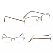 eyekeeper.com 4 Pack Half-rim Metal Reading Glasses Include Sunglasses 3-R15015 Eyeglasses White Smoke 4 Pairs Mix / +0.50,4 Pairs Mix / +0.75,4 Pairs Mix / +1.00,4 Pairs Mix / +1.25,4 Pairs Mix / +1.50,4 Pairs Mix / +1.75,4 Pairs Mix / +2.00,4 Pairs Mix / +2.25,4 Pairs Mix / +2.50,4 Pairs Mix / +2.75,4 Pairs Mix / +3.00,4 Pairs Mix / +3.50,4 Pairs Mix / +