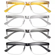 eyekeeper.com 4 Pack Half-rim Reading Glasses Lightweight Metal Readers R2201 Eyeglasses White Smoke 4 Pairs Mix / +0.50,4 Pairs Mix / +1.00,4 Pairs Mix / +1.25,4 Pairs Mix / +1.50,4 Pairs Mix / +1.75,4 Pairs Mix / +2.00,4 Pairs Mix / +2.25,4 Pairs Mix / +2.50,4 Pairs Mix / +2.75,4 Pairs Mix / +3.00,4 Pairs Mix / +3.25,4 Pairs Mix / +3.50,4 Pairs Mix / +