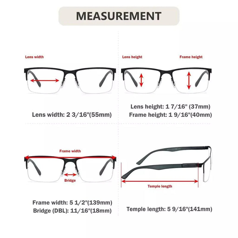 eyekeeper.com 4 Pack Half-rim Reading Glasses Lightweight Metal Readers R2201 Eyeglasses White Smoke 4 Pairs Mix / +0.50,4 Pairs Mix / +1.00,4 Pairs Mix / +1.25,4 Pairs Mix / +1.50,4 Pairs Mix / +1.75,4 Pairs Mix / +2.00,4 Pairs Mix / +2.25,4 Pairs Mix / +2.50,4 Pairs Mix / +2.75,4 Pairs Mix / +3.00,4 Pairs Mix / +3.25,4 Pairs Mix / +3.50,4 Pairs Mix / +