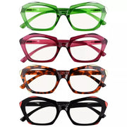 eyekeeper.com 4 Pack Hexagon Progressive Multifocal Reading Glasses M2129 Eyeglasses White Smoke 4 Pairs Mix / +1.00,4 Pairs Mix / +1.25,4 Pairs Mix / +1.50,4 Pairs Mix / +1.75,4 Pairs Mix / +2.00,4 Pairs Mix / +2.25,4 Pairs Mix / +2.50,4 Pairs Mix / +3.00,4 Pairs Mix / +3.50