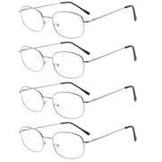 eyekeeper.com 4 Pack Lightweight Metal Frame Reading Glasses R3232 Eyeglasses White Smoke Silver-4pcs / +0.50,Silver-4pcs / +0.75,Silver-4pcs / +1.00,Silver-4pcs / +1.25,Silver-4pcs / +1.50,Silver-4pcs / +1.75,Silver-4pcs / +2.00,Silver-4pcs / +2.25,Silver-4pcs / +2.50,Silver-4pcs / +2.75,Silver-4pcs / +3.00,Silver-4pcs / +3.50,Silver-4pcs / +