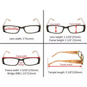 eyekeeper.com 4 Pack Marble Pattern Arms Reading Glasses R006-C6-C9 Eyeglasses Dark Slate Gray 4 Pairs Mix / +0.50,4 Pairs Mix / +0.75,4 Pairs Mix / +1.00,4 Pairs Mix / +1.25,4 Pairs Mix / +1.50,4 Pairs Mix / +1.75,4 Pairs Mix / +2.00,4 Pairs Mix / +2.50,4 Pairs Mix / +3.00,4 Pairs Mix / +4.00