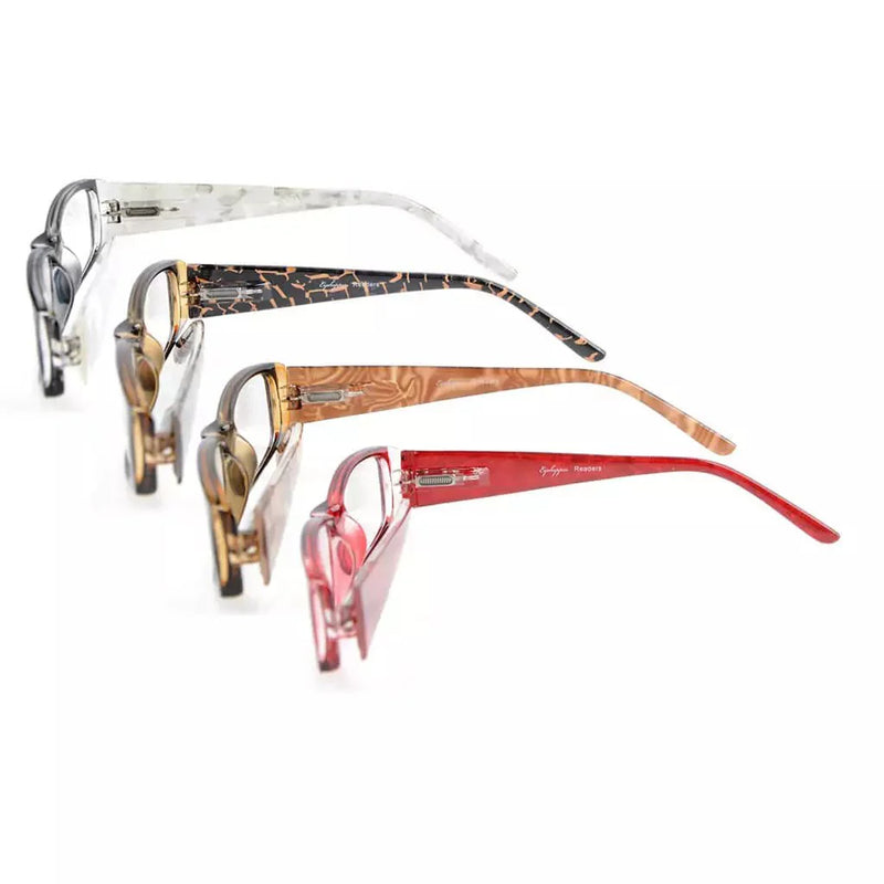 eyekeeper.com 4 Pack Marble Pattern Arms Reading Glasses R006-C6-C9 Eyeglasses Light Gray 4 Pairs Mix / +0.50,4 Pairs Mix / +0.75,4 Pairs Mix / +1.00,4 Pairs Mix / +1.25,4 Pairs Mix / +1.50,4 Pairs Mix / +1.75,4 Pairs Mix / +2.00,4 Pairs Mix / +2.50,4 Pairs Mix / +3.00,4 Pairs Mix / +4.00