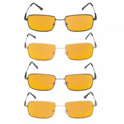 eyekeeper.com 4 Pack Memory Metal Blue Light Blocking Readers DS1701 Eyeglasses White Smoke 4 Pairs Mix / without magnification,4 Pairs Mix / +0.50,4 Pairs Mix / +0.75,4 Pairs Mix / +1.00,4 Pairs Mix / +1.25,4 Pairs Mix / +1.50,4 Pairs Mix / +1.75,4 Pairs Mix / +2.00