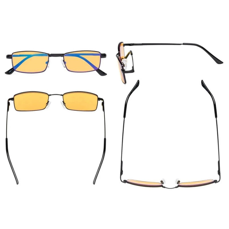 eyekeeper.com 4 Pack Metal Blue Light Blocking Reading Glasses HP1709 Eyeglasses White Smoke 4 Pairs Mix / without magnification,4 Pairs Mix / +0.50,4 Pairs Mix / +0.75,4 Pairs Mix / +1.00,4 Pairs Mix / +1.25,4 Pairs Mix / +1.50,4 Pairs Mix / +1.75,4 Pairs Mix / +2.00,4 Pairs Mix / +2.25,4 Pairs Mix / +2.50,4 Pairs Mix / +3.00