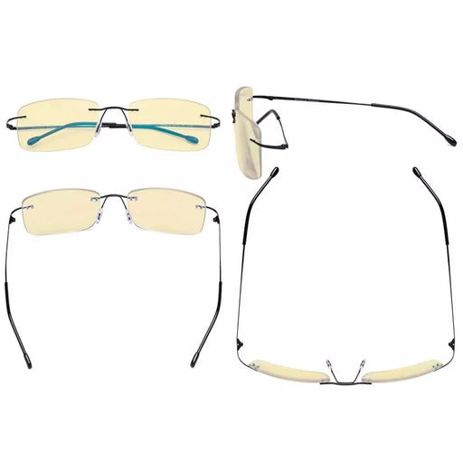 eyekeeper.com 4 Pack Metal Rimless Blue Light Blocking Readers TMWK9 Eyeglasses White Smoke 4 Pairs Mix / without magnification,4 Pairs Mix / +0.50,4 Pairs Mix / +0.75,4 Pairs Mix / +1.00,4 Pairs Mix / +1.75,4 Pairs Mix / +2.00,4 Pairs Mix / +2.25,4 Pairs Mix / +2.75,4 Pairs Mix / +3.00,4 Pairs Mix / +3.50,4 Pairs Mix / +4.00