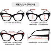 eyekeeper.com 4 Pack Modern Bifocal Reading Glasses Thick Frame Readers BR2111 Eyeglasses White Smoke 4 Pairs Mix / +1.00,4 Pairs Mix / +1.50,4 Pairs Mix / +2.00,4 Pairs Mix / +2.50,4 Pairs Mix / +3.00