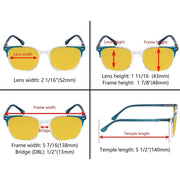 eyekeeper.com 4 Pack Modern Blue Light Blocking Glasses HP9001C Eyeglasses White Smoke 4 Pairs Mix / without magnification,4 Pairs Mix / +0.50,4 Pairs Mix / +0.75,4 Pairs Mix / +1.00,4 Pairs Mix / +1.25,4 Pairs Mix / +1.50,4 Pairs Mix / +1.75,4 Pairs Mix / +2.00,4 Pairs Mix / +2.50