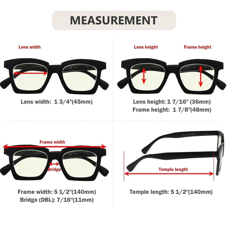 eyekeeper.com 4 Pack Modern Blue Light Filter Reading Glasses UVR2019 Eyeglasses White Smoke 4 Pairs Mix / without magnification,4 Pairs Mix / +0.50,4 Pairs Mix / +0.75,4 Pairs Mix / +1.00,4 Pairs Mix / +1.25,4 Pairs Mix / +1.50,4 Pairs Mix / +1.75,4 Pairs Mix / +2.00,4 Pairs Mix / +2.50,4 Pairs Mix / +3.00