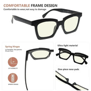 eyekeeper.com 4 Pack Modern Blue Light Filter Reading Glasses UVR2019 Eyeglasses White Smoke 4 Pairs Mix / without magnification,4 Pairs Mix / +0.50,4 Pairs Mix / +0.75,4 Pairs Mix / +1.00,4 Pairs Mix / +1.25,4 Pairs Mix / +1.50,4 Pairs Mix / +1.75,4 Pairs Mix / +2.00,4 Pairs Mix / +2.50,4 Pairs Mix / +3.00
