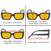 eyekeeper.com 4 Pack Modern Thicker Frame Blue Light Blocking Readers HP9107 Eyeglasses White Smoke 4 Pairs Mix / +0.50,4 Pairs Mix / +0.75,4 Pairs Mix / +1.00