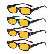 eyekeeper.com 4 Pack Narrow Blue Light Blocking Reading Glasses HP9105 Eyeglasses White Smoke 4 Pairs Mix / without magnification,4 Pairs Mix / +0.50,4 Pairs Mix / +0.75,4 Pairs Mix / +1.00,4 Pairs Mix / +1.25,4 Pairs Mix / +1.50,4 Pairs Mix / +1.75,4 Pairs Mix / +2.00,4 Pairs Mix / +2.50,4 Pairs Mix / +3.00