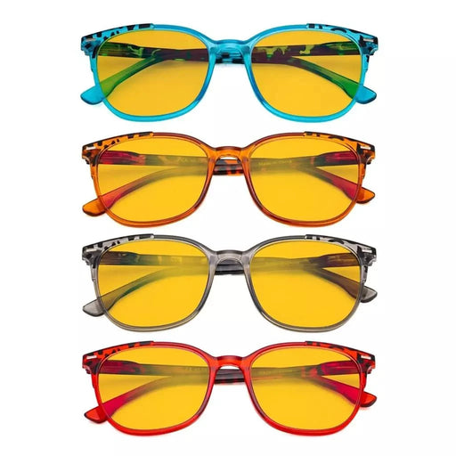 eyekeeper.com 4 Pack Oval Blue Light Blocking Reading Glasses HP9001D Eyeglasses White Smoke 4 Pairs Mix / without magnification,4 Pairs Mix / +0.50,4 Pairs Mix / +0.75,4 Pairs Mix / +1.00,4 Pairs Mix / +1.25,4 Pairs Mix / +1.50,4 Pairs Mix / +1.75,4 Pairs Mix / +2.00,4 Pairs Mix / +2.25,4 Pairs Mix / +2.50,4 Pairs Mix / +3.00