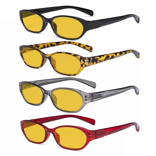 eyekeeper.com 4 Pack Oval Blue Light Blocking Reading Glasses HP9101 Eyeglasses White Smoke 4 Pairs Mix / +0.75,4 Pairs Mix / +1.00,4 Pairs Mix / +1.25,4 Pairs Mix / +1.50,4 Pairs Mix / +1.75,4 Pairs Mix / +2.00,4 Pairs Mix / +2.50,4 Pairs Mix / +3.00
