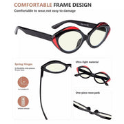 eyekeeper.com 4 Pack Oval Blue Light Filter Reading Glasses UV2128 Eyeglasses White Smoke 4 Pairs Mix / without magnification,4 Pairs Mix / +0.50,4 Pairs Mix / +0.75,4 Pairs Mix / +1.00,4 Pairs Mix / +1.25,4 Pairs Mix / +1.50,4 Pairs Mix / +1.75,4 Pairs Mix / +2.00,4 Pairs Mix / +2.25,4 Pairs Mix / +2.50,4 Pairs Mix / +3.00,4 Pairs Mix / +3.50